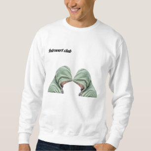 “Introvert Club Hoodie – Funny Cozy Sweatshirt for