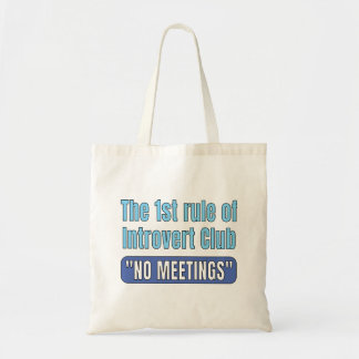 Introvert Club    T-Shirt Tote Bag