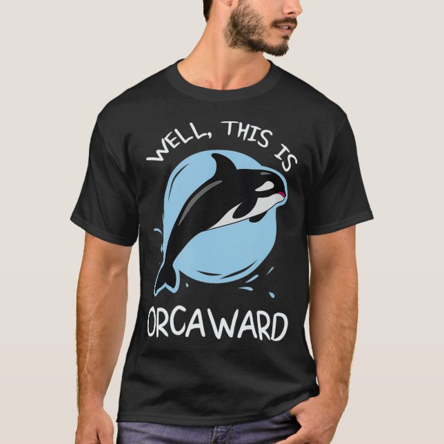 Introvert Funny Awkward Orca T-Shirt (Front)