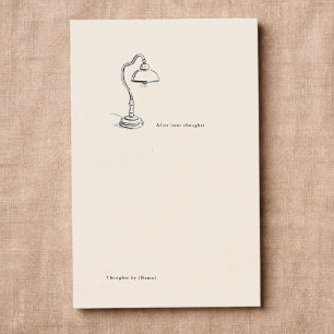 Introvert Gift Minimalist Line Art Journal Insert
