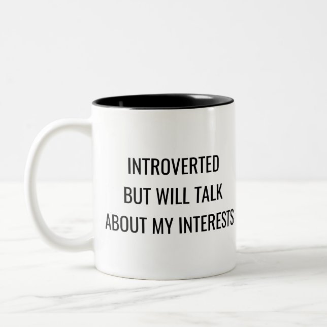 Introvert Humor Mug – Relatable Personality Gift (Gauche)