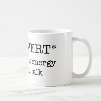 INTROVERT insufficient energy mug