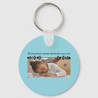 Introvert Meme Keychain