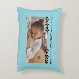 Introvert Meme Rectangular Accent Pillow