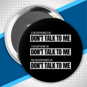 Introvert Memes - Sarcastic Humour Jokes - Funny 4 Inch Round Button