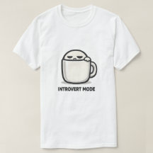 Introvert Mode On - Cute Tired Character Coffee Mu