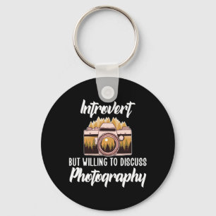 Introvert Photography Keychain