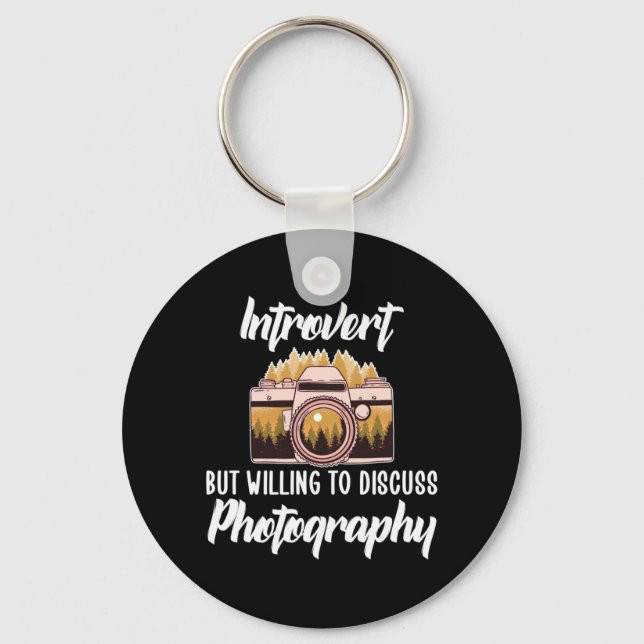 Introvert Photography Keychain (Front)
