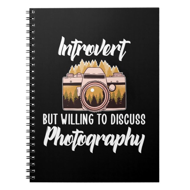 Introvert Photography Notebook (Front)