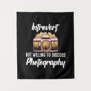 Introvert Photography Tapestry