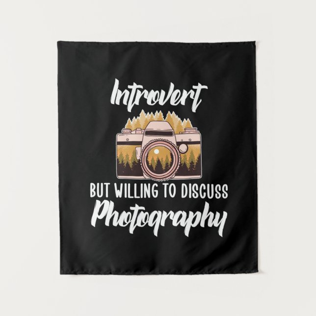 Introvert Photography Tapestry (Front)