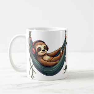 Introvert Sloth Noise Cancelling Headphones - Feed Coffee Mug