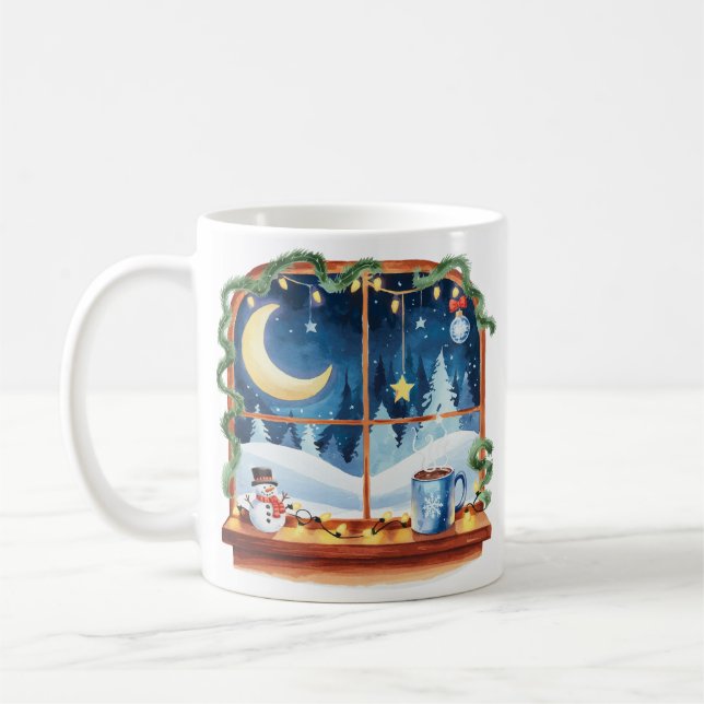 Introvert Winter Coffee Mug (Left)