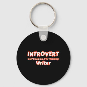 Introvert Writer Keychain