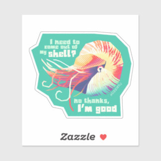 Introvertebrate nautilus - autocollant moyen