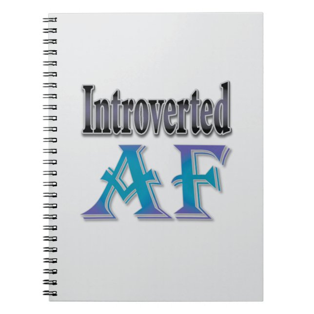 Introverted AF Notebook (Front)
