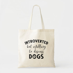 Introverted Dogs Tote Bag