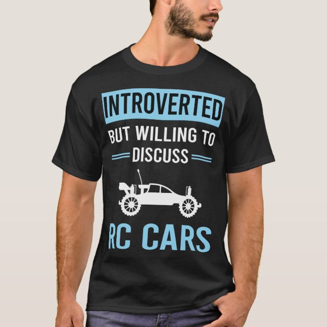 Introverted RC Car Cars T-Shirt (Front)