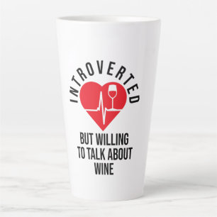 Introverti Mais Prêt À Parler De Mug De Vin