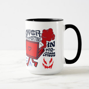 Introverting in Progress Coffee Mug   Funny Mug 