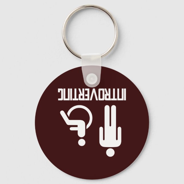 Introverting Keychain (Front)
