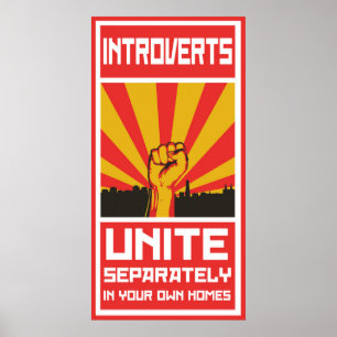 Introverts Unite Poster