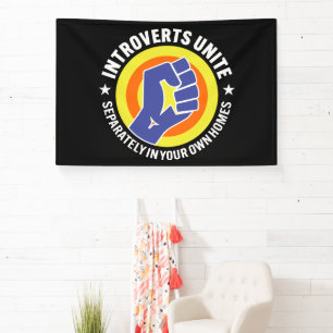 Introverts Unite Separately In Your Own Homes Banner