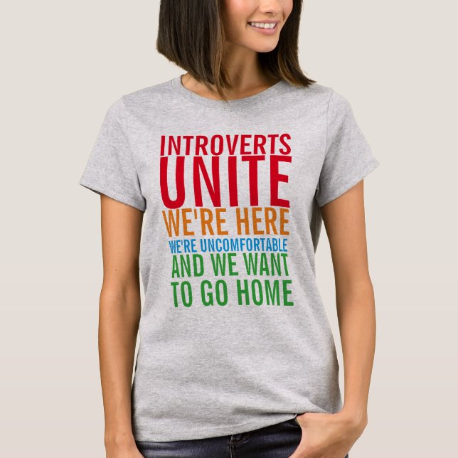 INTROVERTS UNITE T-Shirt (Front)