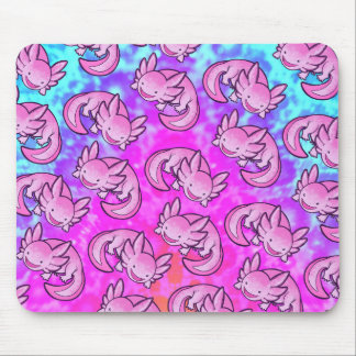 Inugami Pink Axolotl Mouse Pad