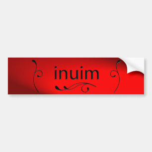 inuim bumper sticker