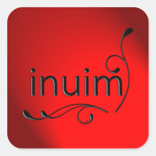 inuim square sticker