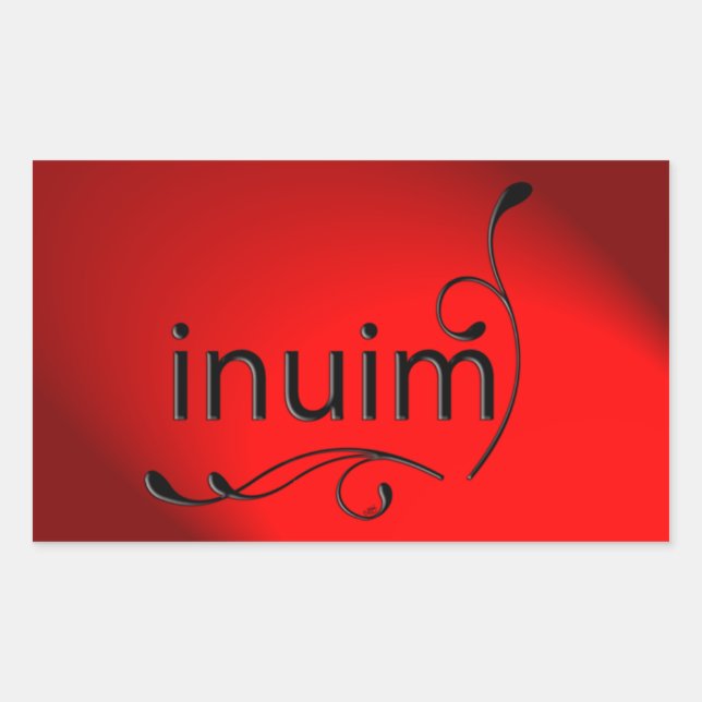 inuim sticker (Front)