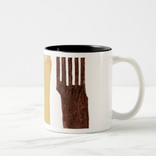 Inuit combs, from Northwest American coast Two-Tone Coffee Mug