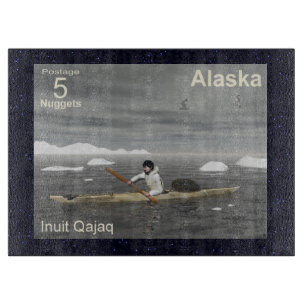 Inuit Kayak Cutting Board