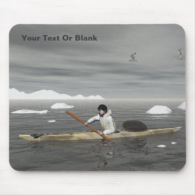 Inuit Kayak Mouse Pad (Front)