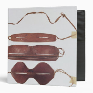 Inuit sun/snow 'glasses' binder