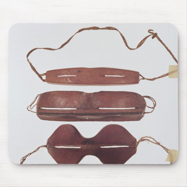 Inuit sun/snow 'glasses' mouse pad (Front)