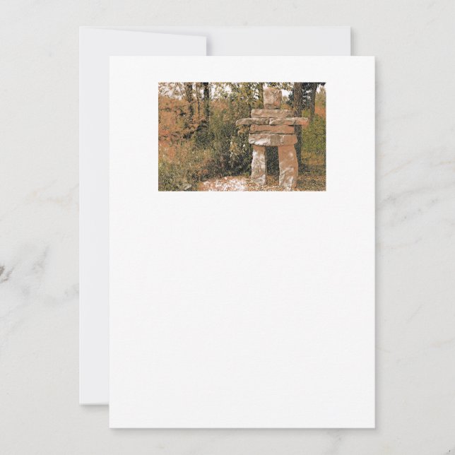 Inukshuk Invitation (Front)