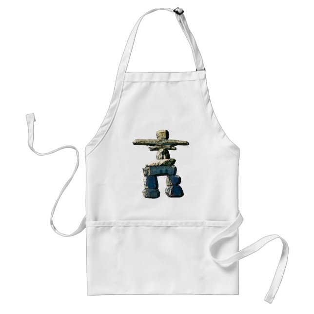 Inukshuk Native American Spirit Stones Standard Apron (Front)