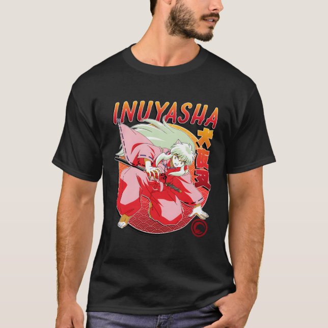 Inuyasha Red And Orange Circle T-Shirt (Front)