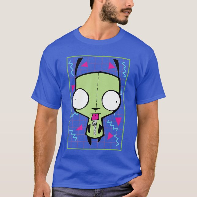 Invader Zim Gir 90s Grid family T-Shirt (Front)