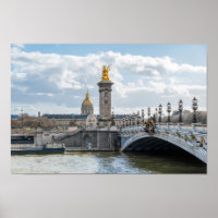 Invalides and Pont Alexandre III bridge - Paris