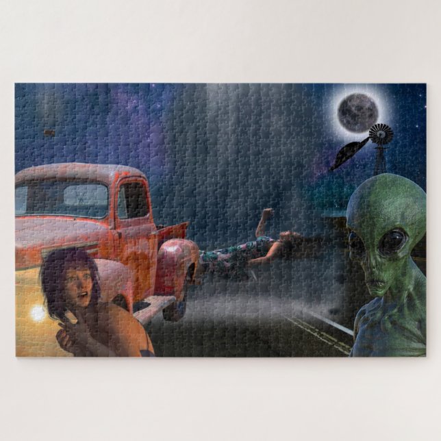 Invasion of the Aliens Jigsaw Puzzle (Horizontal)