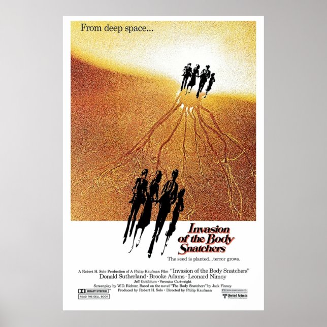 Invasion of the Body Snatchers 1978 Poster (Front)