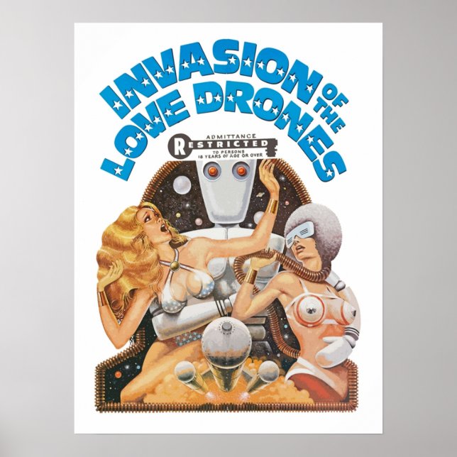 Invasion of the Love Drones Poster (Front)