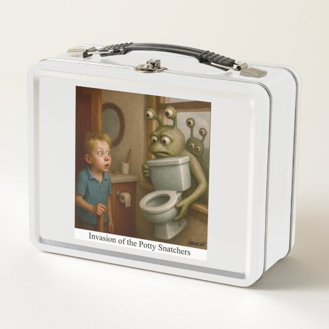 Invasion of the Potty Snatchers Metal Lunch Box (Front)