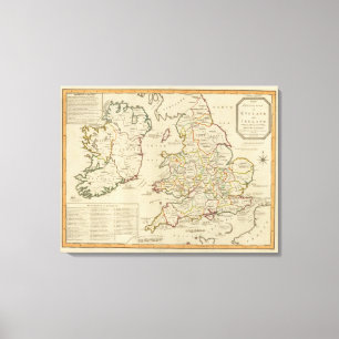 Invasions England, Ireland Canvas Print
