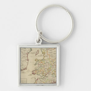 Invasions England, Ireland Keychain