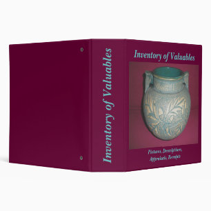 Inventaire rouge de Jardinier d'aile de classeur