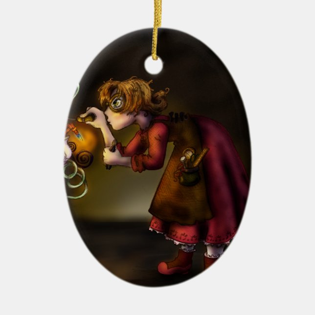 Inventor Ceramic Ornament (Front)